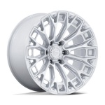 FUEL 1PC FC882 TRAX GLOSS SILVER W/ MACHINED FACE 9x17 6x135 ET20 CB87.1 Hall / Hõbedane