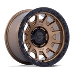 FUEL 1PC FC884 FORTRESS MATTE BRONZE W GLOSS BLACK LIP 8.5x17 6x139.7 ET0 CB106.1 Other