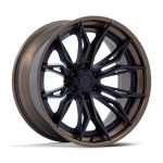 FUEL 1PC FC404 MUTINY MATTE BLACK W/ GLOSS BRONZE LIP 10x20 8x180 ET-18 CB124.2 Other