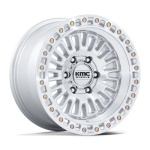 KMC KM554 AZTEC GLOSS SILVER W/ MACHINED FACE 8.5x17 6x120 ET0 CB66.9 Hall / Hõbedane