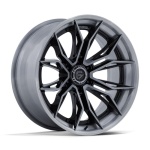 FUEL 1PC FC404 MUTINY GLOSS BLACK BRUSHED DARK TINT 10x22 8x180 ET0 CB124.2 Must