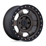 Black Rhino Hard Alloys BR029 TROOPER BURNT BRONZE W/ MATTE BLACK LIP 8.5x17 6x139.7 ET25 CB106.1 Other