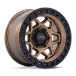 KMC KM553 TORX MATTE BRONZE W GLOSS BLACK LIP 8.5x17 6x139.7 ET0 CB106.1 Other