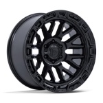 FUEL 1PC FC890 RAIL MATTE BLACK W/ GLOSS BLACK LIP 9x17 6x139.7 ET-12 CB106.1 Must