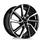 AVUS AC-518 Gloss Black Polished 6x15 5x114.3 ET45