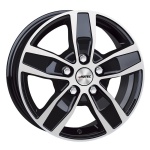 AUTEC Quantro Black Polished 6x15 5x118 ET60