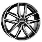 CMS C28 Gloss Black Polished 7x17 5x100 ET40
