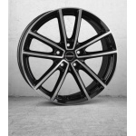 Borbet W Gloss Black Polished 7x17 5x108 ET45