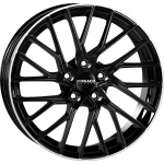 MONACO WHEELS GP11 Black Lip Polished 8x18 5x112 ET45