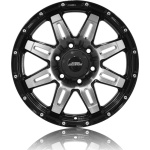 INTER ACTION GRABBER Gloss Black Polished 8x17 6x139.7 ET25