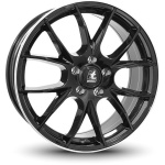 IT WHEELS KIRA Black Lip Polished 7x17 5x100 ET38