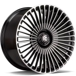 Carbonado Hurricane Black Front Polished 9.5x20 5x112 ET45 CB66.6 Other