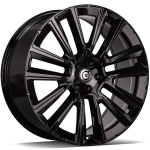 Carbonado Knockout Black Glossy 8x19 5x108 ET42 CB67.1 Must