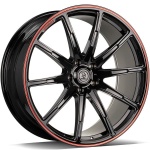seventy9 MF.7 Black Glossy Red 10x23 5x130 ET25 CB84.1 Other