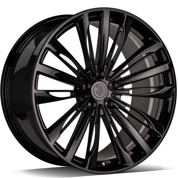 statusfalgar-15711-2 seventy9 MF.12 Black Glossy 9x21 5x112 ET25 CB66.6 Must - Image 1