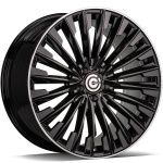 Carbonado Action Black Glossy Lip Polished 9.5x20 5x112 ET40 CB66.6 Other