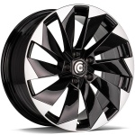 Carbonado Mask Black Front Polished 8x18 5x112 ET40 CB57.1 Other