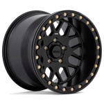 KMC Powersports KS235 GRENADE UTV BEADLOCK SATIN BLACK 9x18 4x137 ET-24 CB112.1 Must
