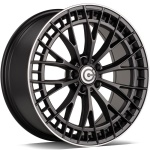 Carbonado Upscale Deep Matt Black Lip Polished 8.5x20 5x112 ET40 CB66.6 Other