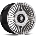Carbonado Hurricane Diamond Hyper Silver 9.5x20 5x112 ET45 CB66.6 Hall / Hõbedane