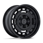 Black Rhino Hard Alloys BR600 VAGABOND MATTE BLACK W/ GLOSS BLACK LIP 8.5x17 6x139.7 ET25 CB106.1 Must