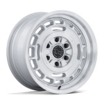 Black Rhino Hard Alloys BR600 VAGABOND GLOSS SILVER W/ MACHINED FACE 8x17 6x139.7 ET32 CB106.1 Hall / Hõbedane