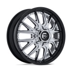 FUEL 1PC D407 CATALYST DUALLY CHROME W/ GLOSS BLACK LIP 8.25x24 8x200 ET105 CB142 Other