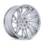 FUEL 1PC FC405 DYNAMO GLOSS SILVER W/ CHROME LIP & BRUSHED 10x22 6x139.7 ET-18 CB106.1 Other