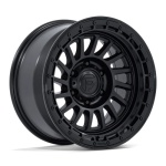 FUEL 1PC FC897 HAVOC MATTE BLACK W/ GLOSS BLACK LIP 9x17 6x139.7 ET-12 CB106.1 Must