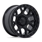 FUEL 1PC FC908 PUMA MATTE BLACK W/ GLOSS BLACK LIP 9x20 6x139.7 ET1 CB106.1 Must