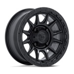 FUEL UTV FV866 PISTON UTV MATTE BLACK W/ GLOSS BLACK LIP 7x15 4x110 ET10 CB79.4 Must