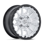 FUEL UTV FV866 PISTON UTV HYPER SILVER MACHINED W/ MATTE BL 7x15 4x110 ET10 CB79.4 Hall / Hõbedane