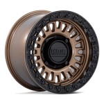 KMC Powersports KS242 AZTEC UTV BEADLOCK MATTE BRONZE W/ MATTE BLA 8x15 5x114.3 ET0 CB72.56 Kuldne / Pronks