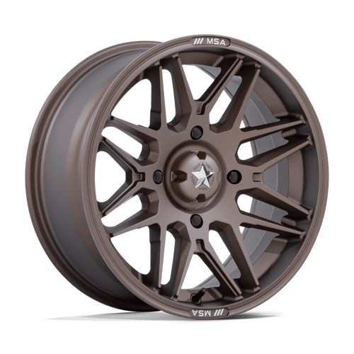 statusfalgar-16311-14 MSA OFFROAD WHEELS M52 RADAR UTV MATTE BRONZE 7x15 5x114.3 ET10 CB72.56 Kuldne / Pronks - Image 1