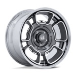 US MAG 1PC UC147 FLAGSTAFF ANTHRACIE W/ MACHINED FACE & CHROM 10x20 5x127 ET6 CB78.1 Other