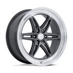 AMERICAN RACING AR953 GROOVE 6 DRAG ANTHRACITE W/ DIAMOND CUT LIP 10x17 6x135 ET38 CB87.1 Other