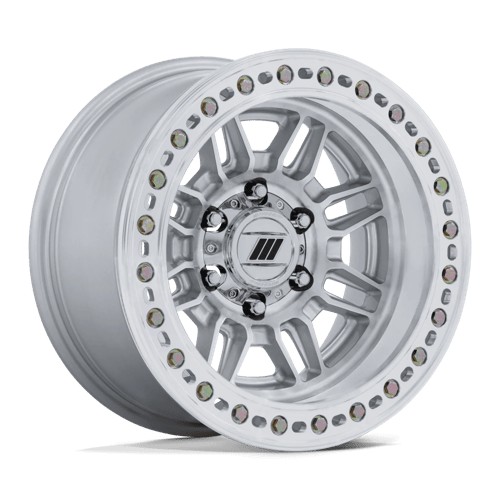 statusfalgar-16452-4 Pro Comp Alloys PA208 EQUALIZER BL GLOSS SILVER W/ MACHINED FACE 9x17 6x139.7 ET-12 CB108 Hall / Hõbedane - Image 1