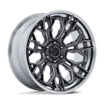 FUEL 1PC FC409 HIVE GLOSS GUNMETAL W/ CHROME LIP 9.5x22 6x139.7 ET20 CB106.1 Kroom / Poleeritud