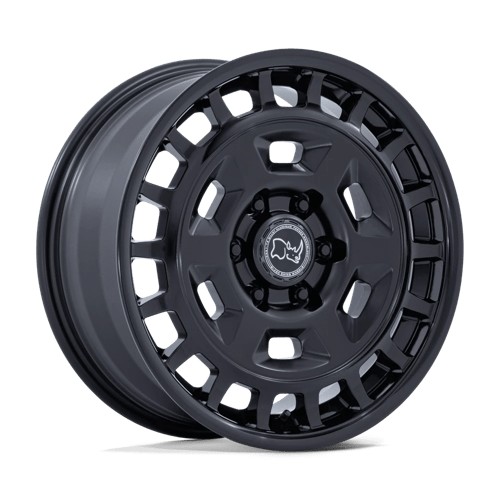 statusfalgar-16469-2 Black Rhino Hard Alloys BR405 ROVER MATTE BLACK W/ GLOSS BLACK LIP 8x18 6x130 ET32 CB84.1 Must - Image 1
