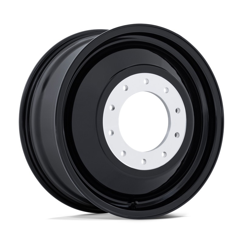 statusfalgar-16482 FUEL 1PC D503 DUALLY INNER GLOSS BLACK 8.25x20 10x225 ET114 CB170.1 Must - Image 1