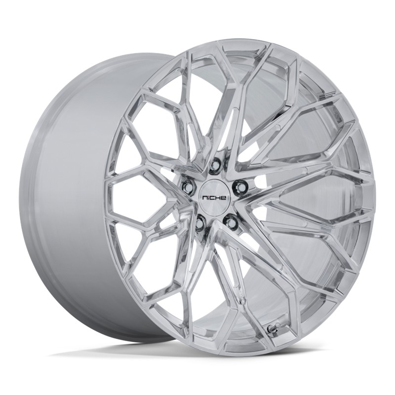 statusfalgar-16504 NICHE 1PC NC600 MANTA POLISHED 10x19 5x120.65 ET35 CB70.3 Kroom / Poleeritud - Image 1