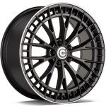 Carbonado Upscale Matt Black Lip Polished 9.5x20 5x112 ET45 CB66.6 Other