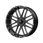 MSA OFFROAD WHEELS MA35 Gloss Black Milled 7x22 4x156 ET0 CB132 Must