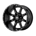 MOTO METAL MO970 Gloss Black With Milled Lip 10x18 ET-24 CB78.3 Must