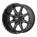 MOTO METAL MO970 Satin Black Milled 10x18 ET-24 CB106.25 Must