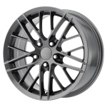 OE CREATIONS PR121 Gunmetal 10x19 5x120.65 ET79 CB70.7 Hall / Hõbedane