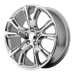 OE CREATIONS PR137 Chrome 9x22 5x127 ET34 CB71.5 Kroom / Poleeritud