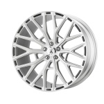 ASANTI BLACK AB21 Brushed Silver 10.5x22 5x115 ET25 CB72.6 Hall / Hõbedane