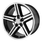 OE CREATIONS PR148 Gloss Black Machined 8x18 5x120.65 ET0 CB73.1 Must