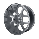 OE CREATIONS PR169 Silver with Machined Spokes 9x22 6x139.7 ET28 CB78.3 Hall / Hõbedane